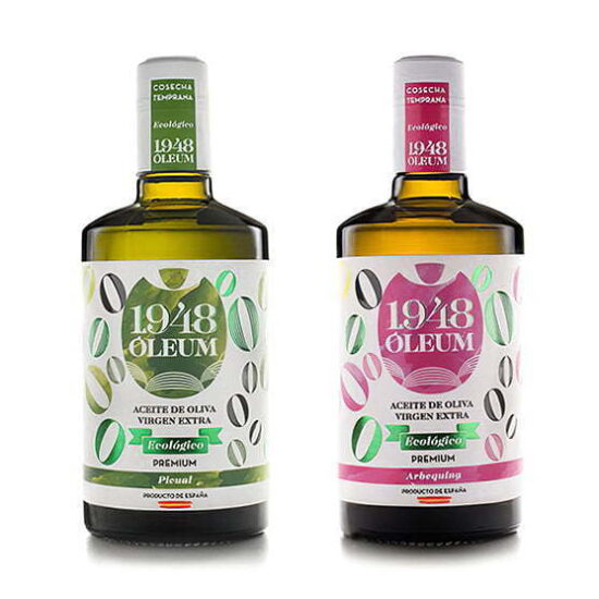 1948 Óleum AOVE ECO Pack duo Arbequina + Picual 500 ml