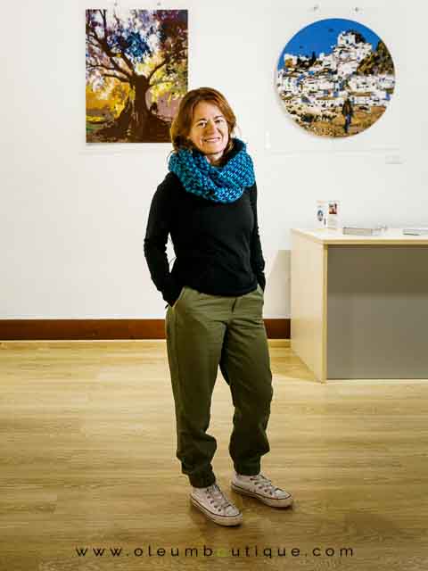 Olivos hechos arte por Isabel Lozano