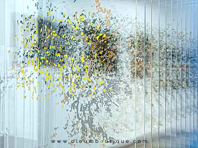 Pintura de Olivar en 3D de Isabel Lozano