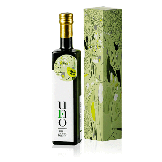 UNO Aove Premium. Un aceite bueno. Con estuche para regalo. 500 ml.